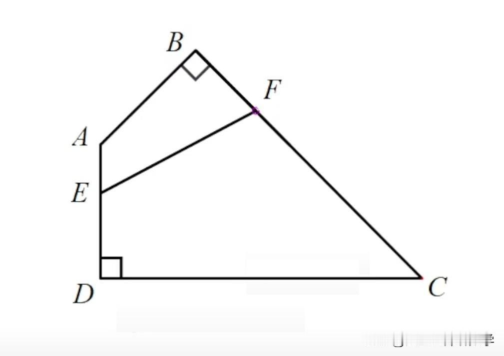 中考数学必刷题，几何题：
如图所示，在四边形ABCD中，AD=AB=5，DC=B