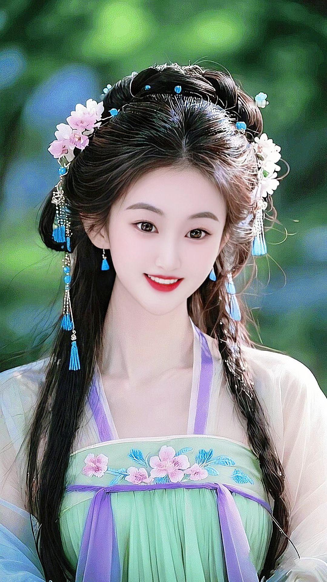 国风古韵 古风汉服美如画 汉服小姐姐 汉服之美在华夏 甜甜的味道