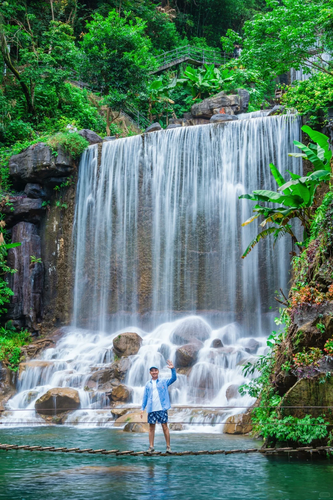 清远不愧是瀑布大市！这个城区瀑布太出片啦