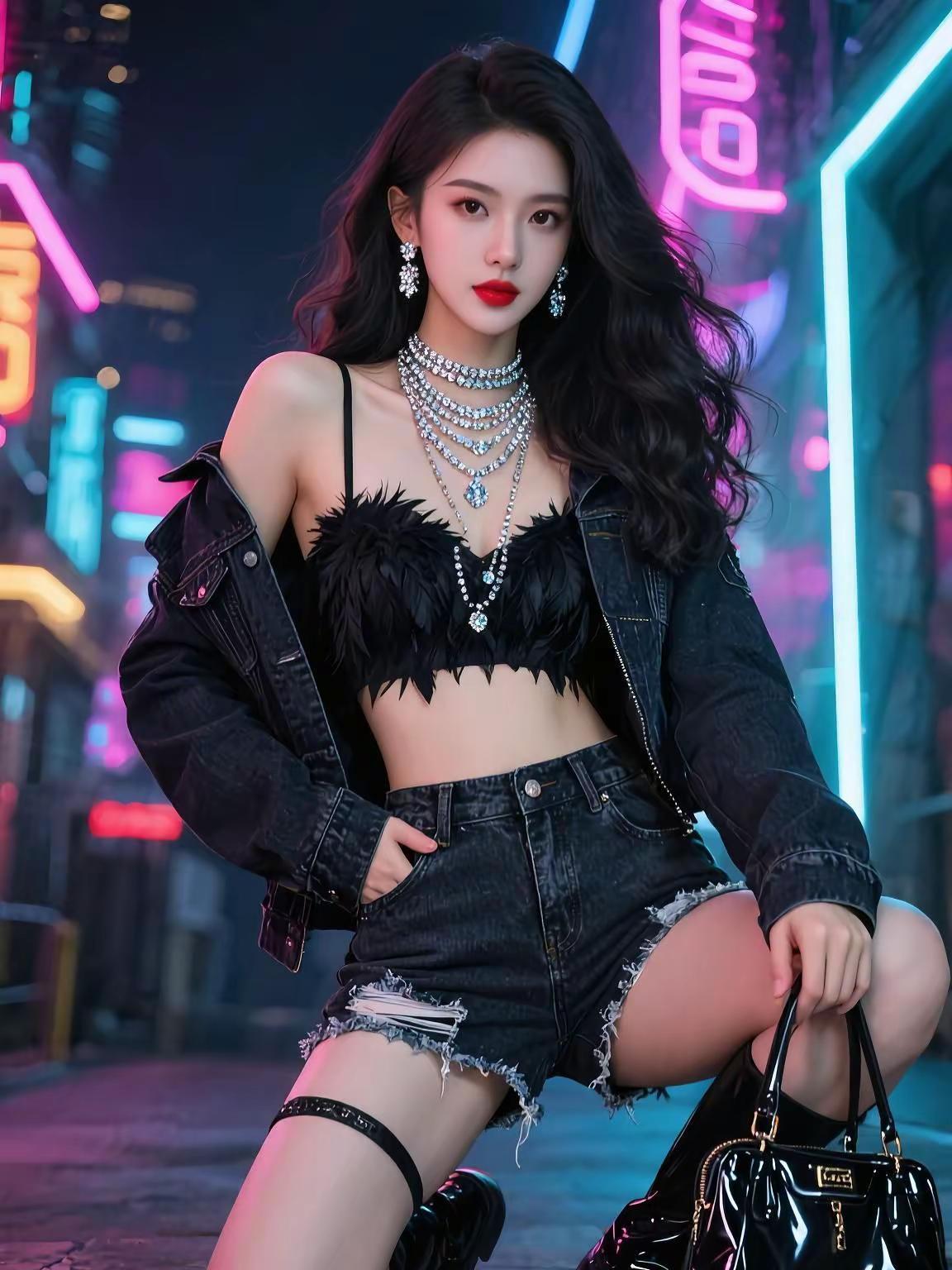 赛博风写真 ai创作 日常分享