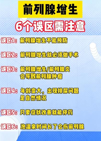 关于前列腺增生，这 6 个常见误区一定要分清