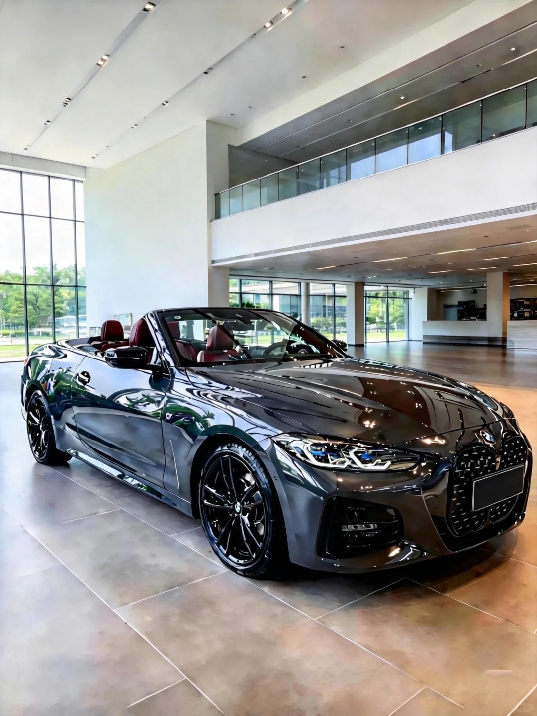 早上好，22款宝马425曜夜敞篷版正是在下的dream car绝美车片