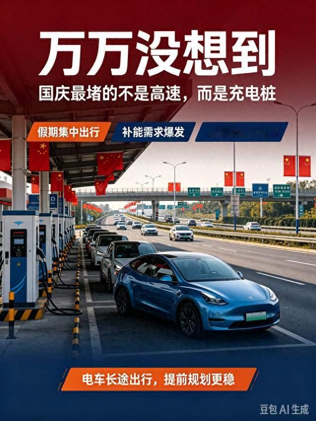 万万没想到！国庆最堵的不是高速，而是充电桩