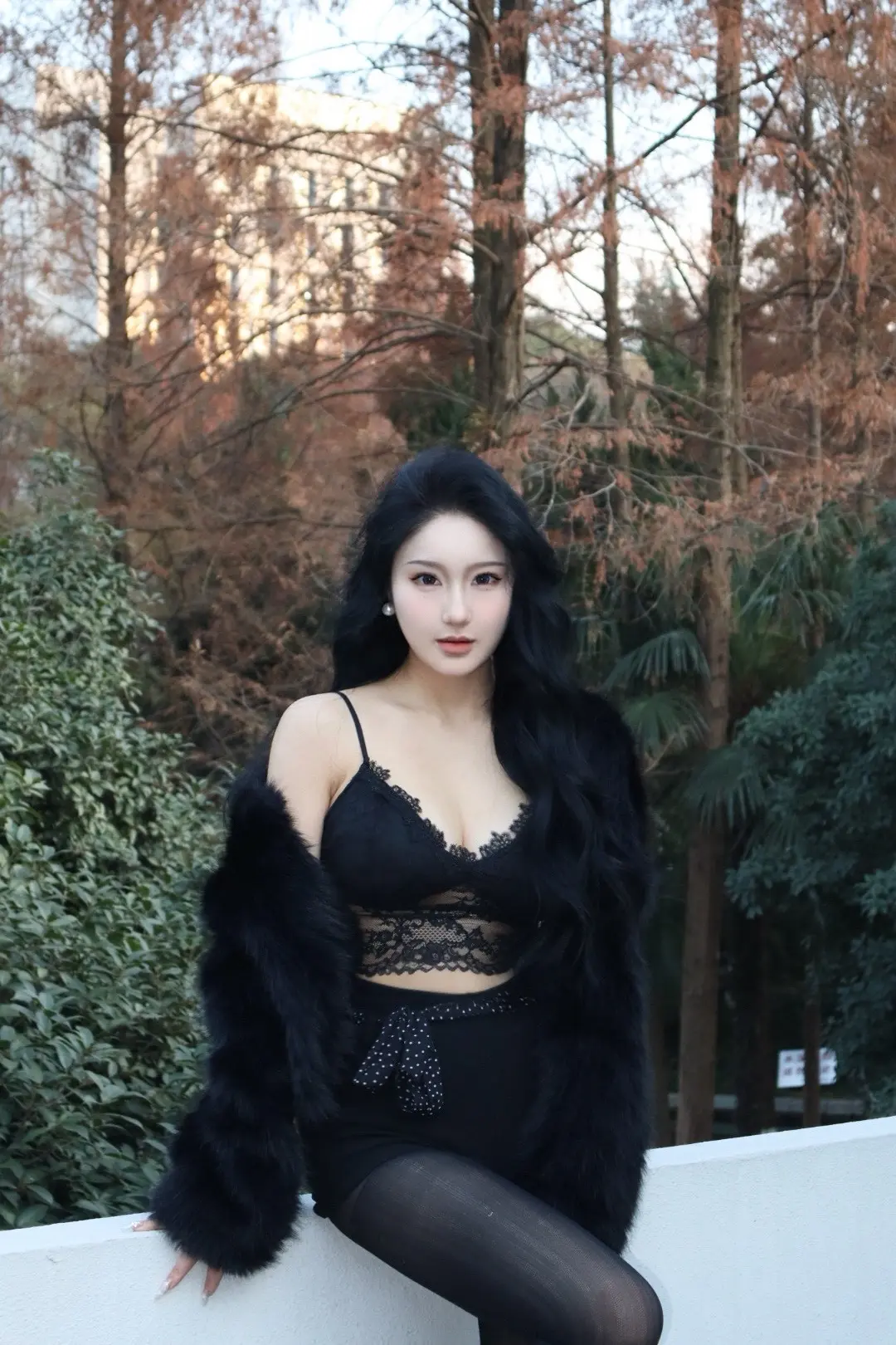 黑色系 美丽冻人 拍照📸