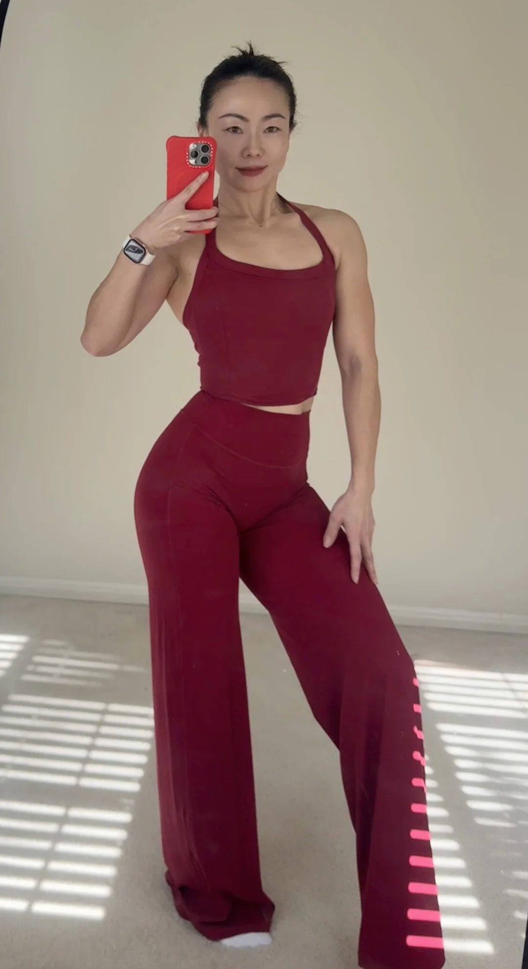 今天是凛然正气的一身红❣️