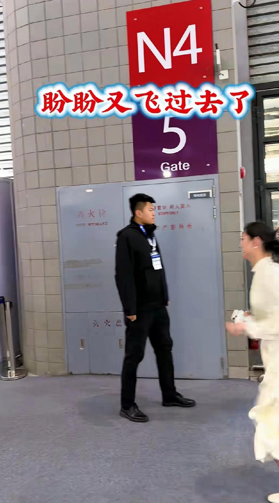 盼盼就是一个风一样的女子，
为了赶场，一路小跑过去，
穿的再淑女也掩盖不了活泼的