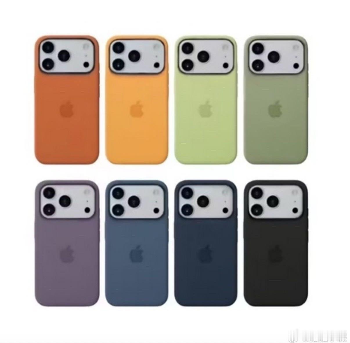 iPhone17液态硅胶手机壳8种配色，说实话这个液态硅胶的配色看起来，可比编织