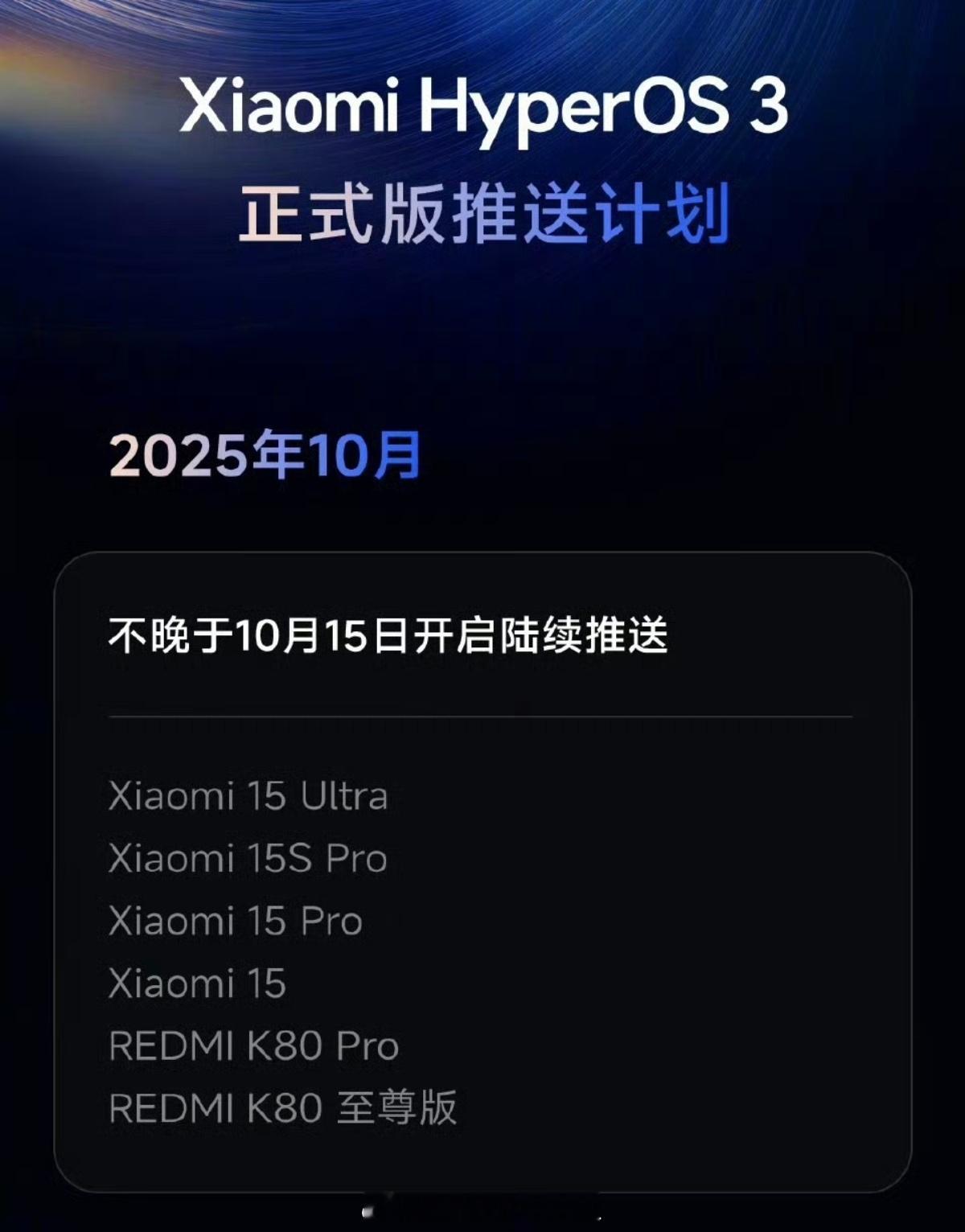 我猜小米澎湃OS3正式版会在14日晚23:59前推送，赌一包辣条[哈哈] ​​​