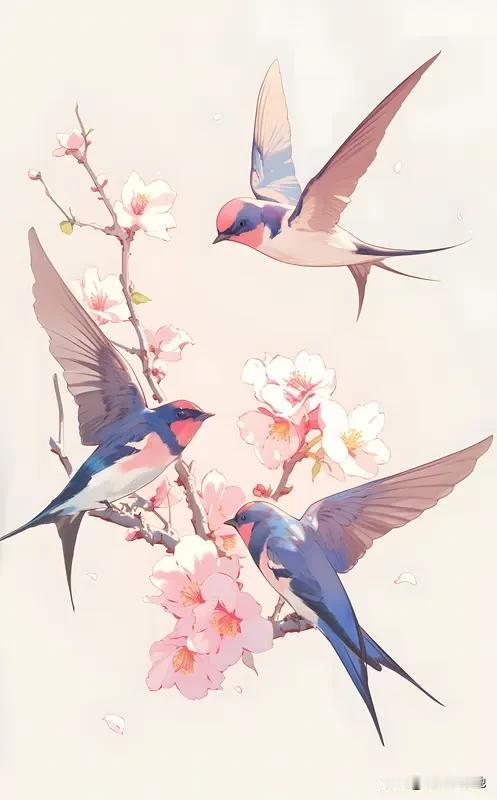 见“燕唤桃枝诗已醒”上联
画面感刹那间满盈
燕子轻唤
桃枝摇曳
似唤醒沉睡之诗