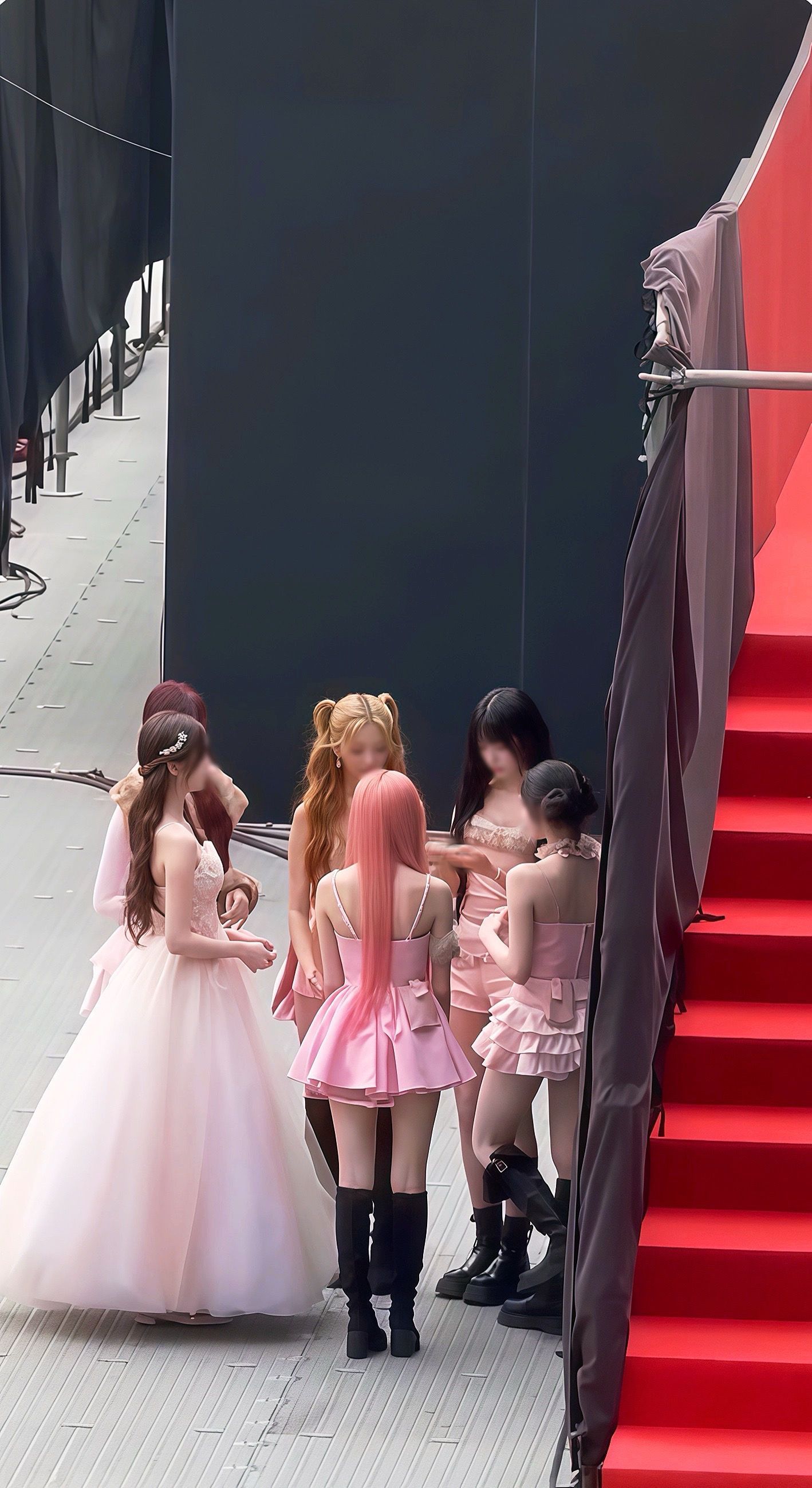 最先开始形容一个团是六立绘 好像就是ive…. 