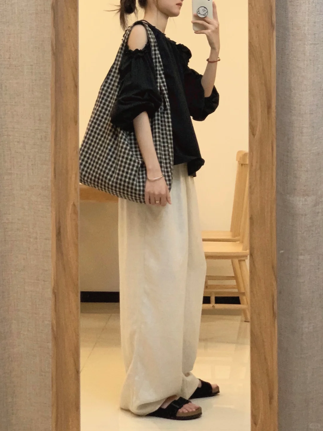 最近很喜歡這個格子包