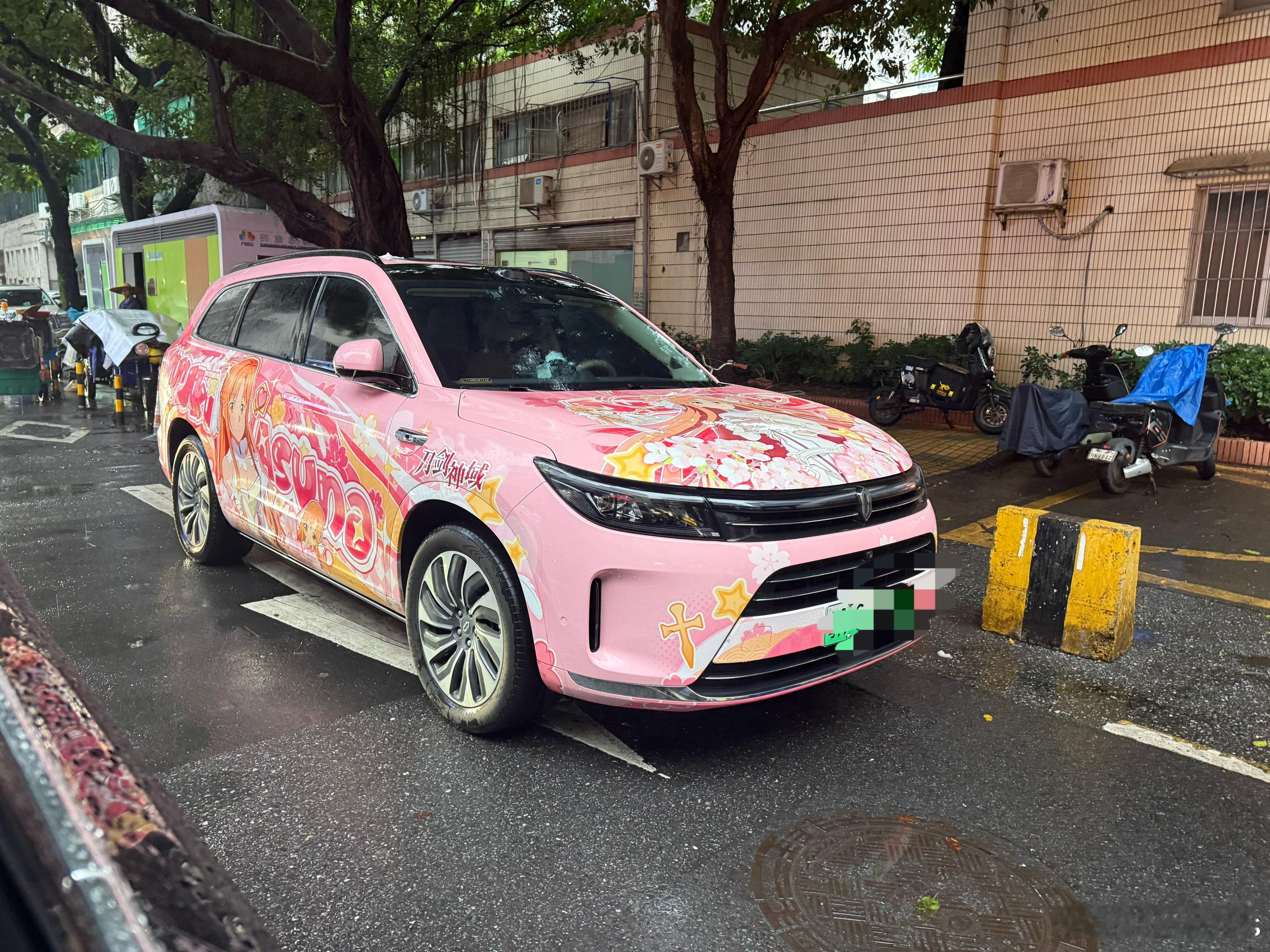 某界都痛车，有种破除次元壁的感觉！ 