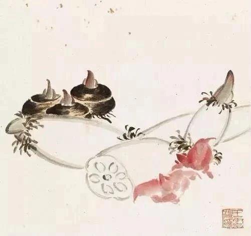 滴滴酸同味，黄黄胜过金。
有仙难作酒，无藕不空心。
设芰情非少，投瓜意可深。
如