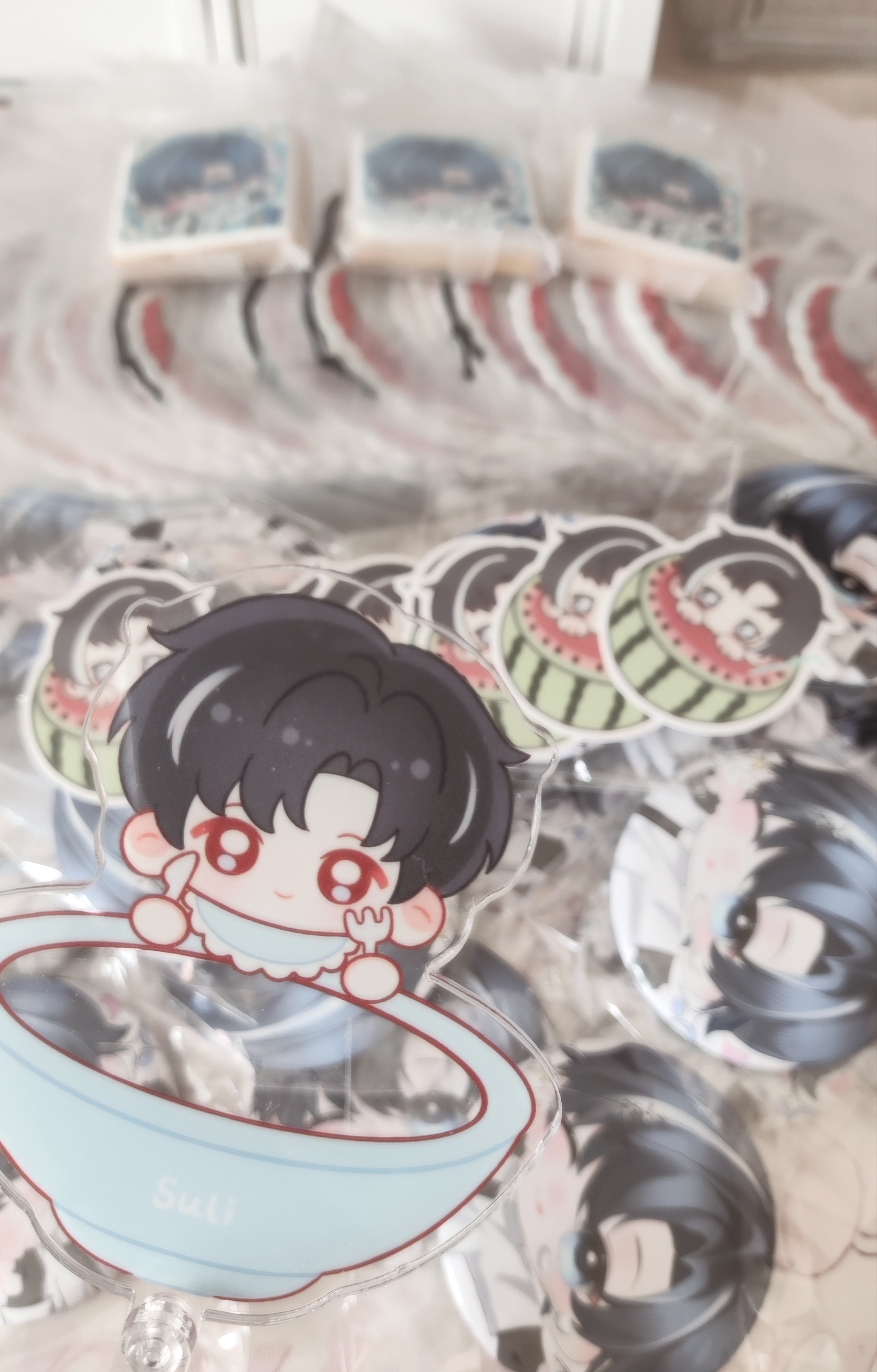 以闪亮之名苏黎 我又追加了一点点无料❤️10号增加了苏黎美味糖霜糯米纸小饼干，我