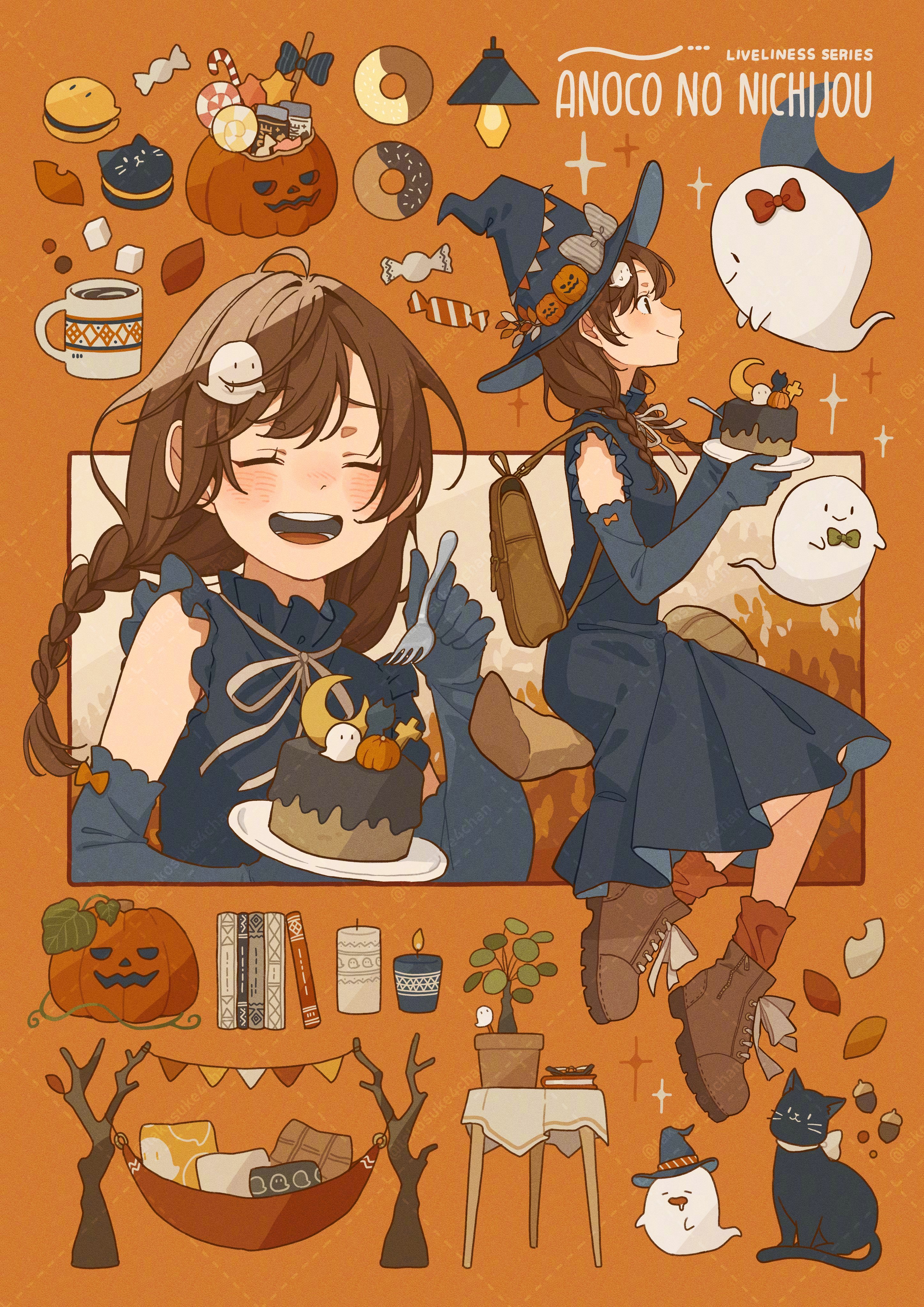可爱又治愈的少女系列壁纸₍ᐢ.ˬ.ᐢ₎ X:takosuke4chan 