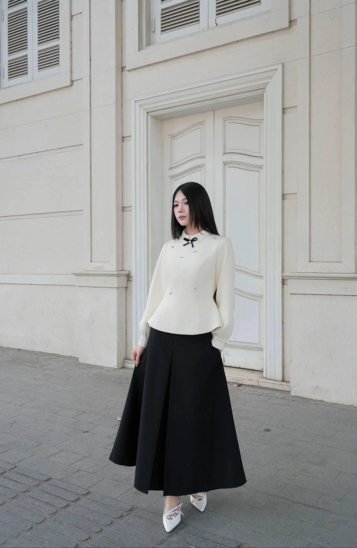 高级感穿搭，温柔风穿搭。