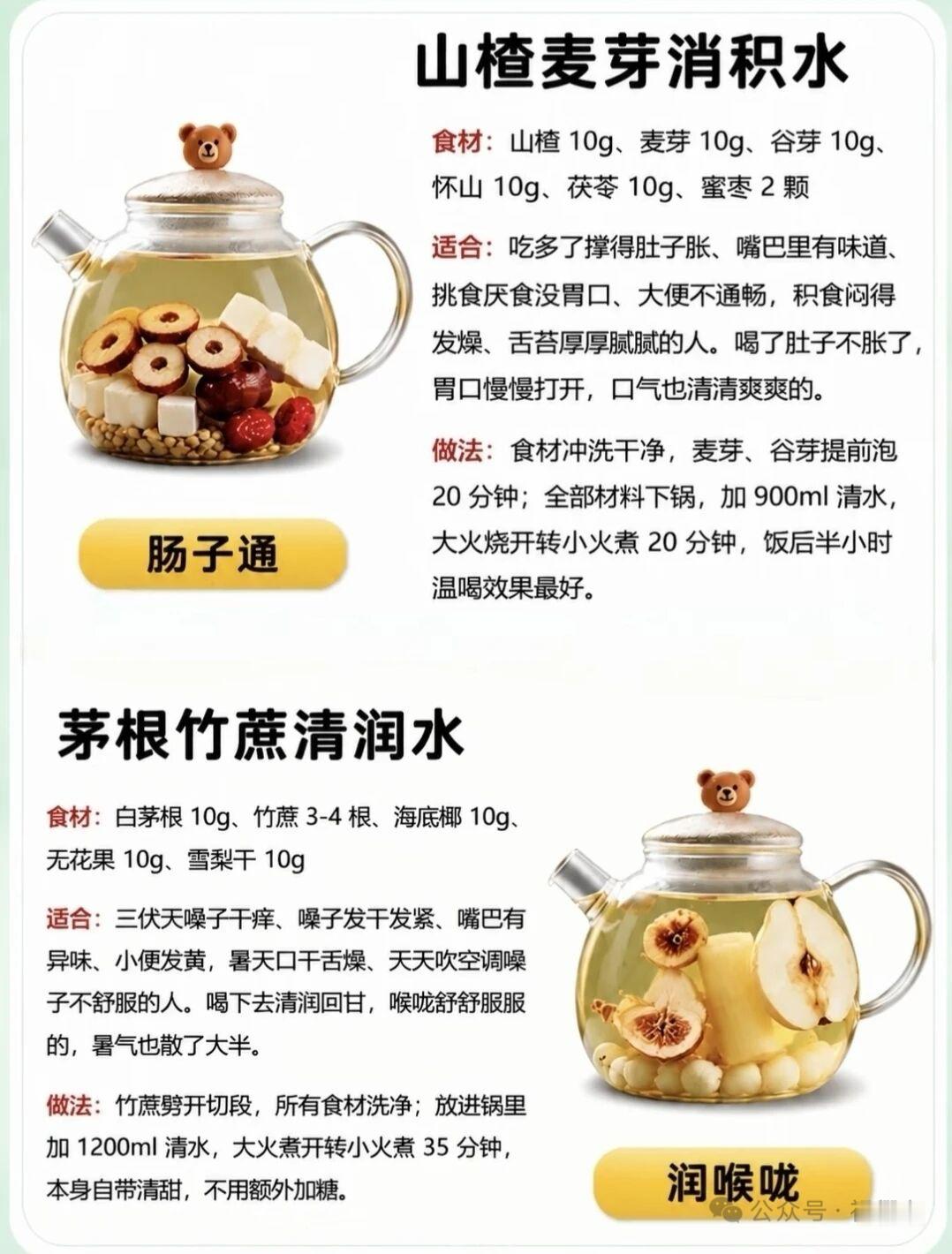 6款适合易上🔥体质的夏季养生茶 