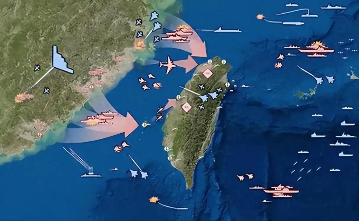 现在美国专家们的意见出奇一致了，认为一旦中国大陆统一台湾省，美国或许只剩一条路可