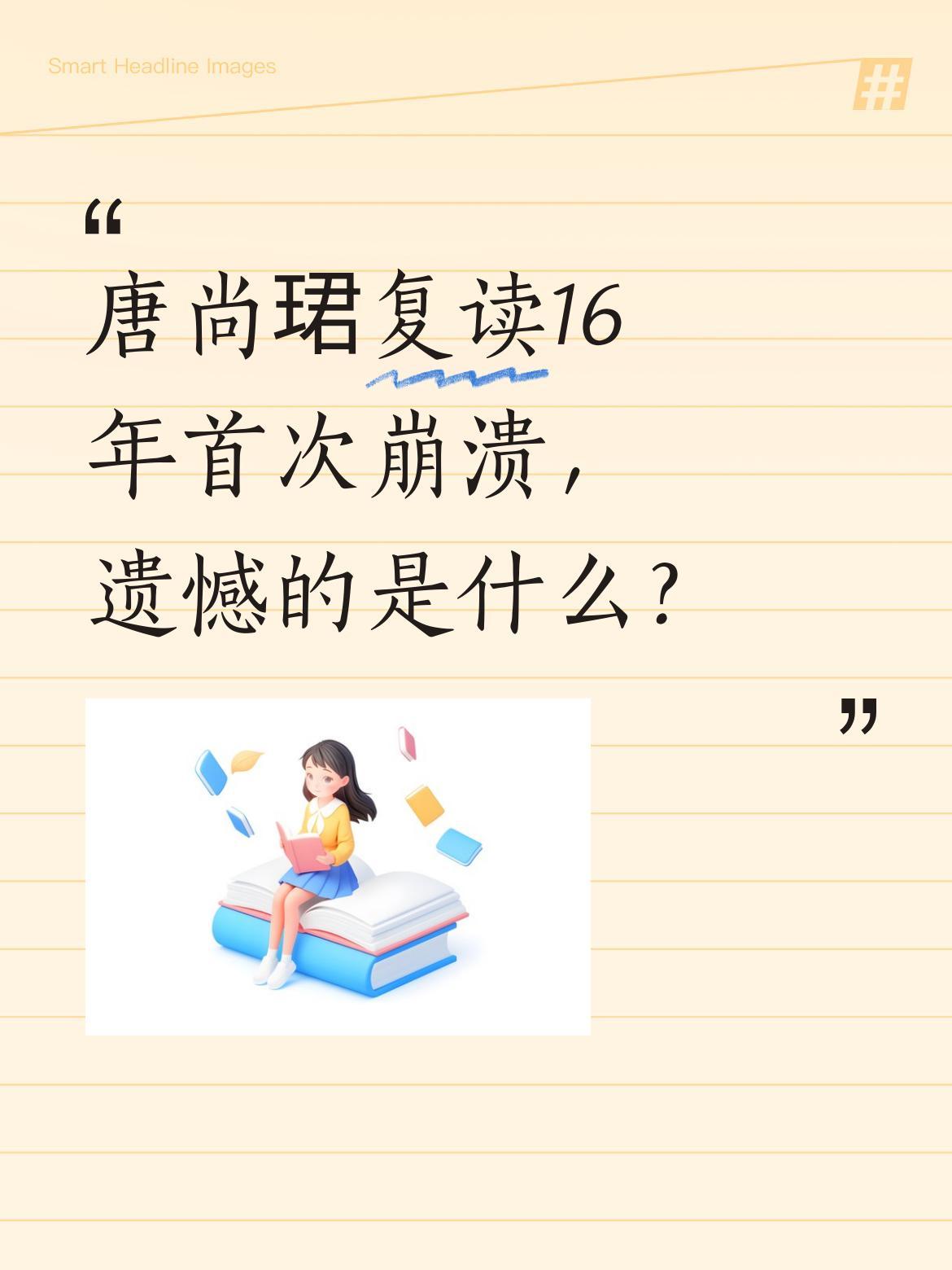 唐尚珺复读16年首次崩溃，遗憾的是什么？
他曾考625分能去中国政法大学，因父亲