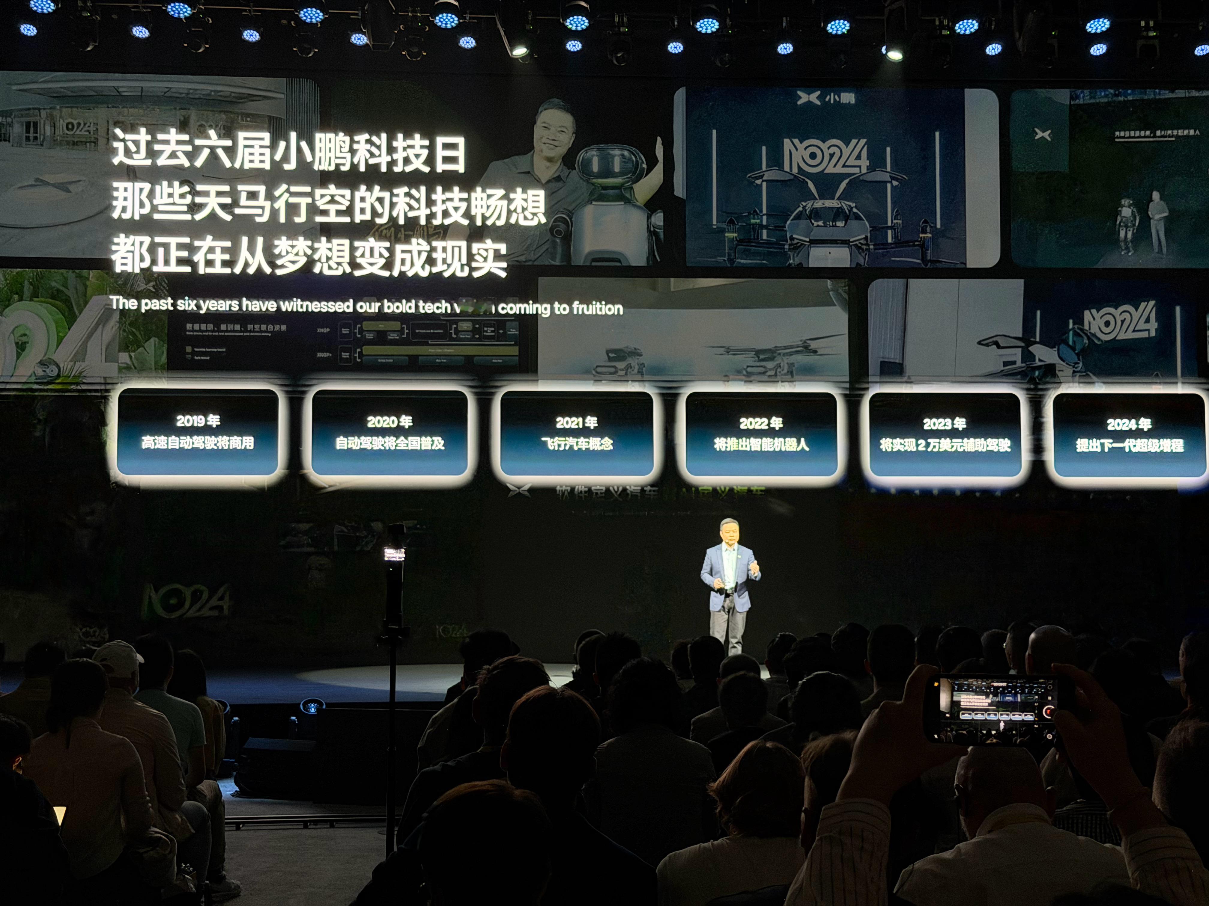 第七届的科技畅想是什么呢？大师兄说这可是最重要的一届[举手]小鹏科技日何小鹏首次