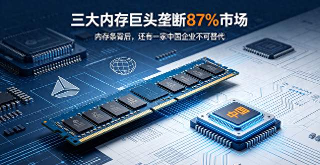 三星、SK海力士、美光垄断87%内存，却绕不开这家中国企业