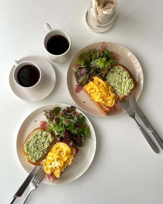 Breakfast 🥑🥚开放式三明治