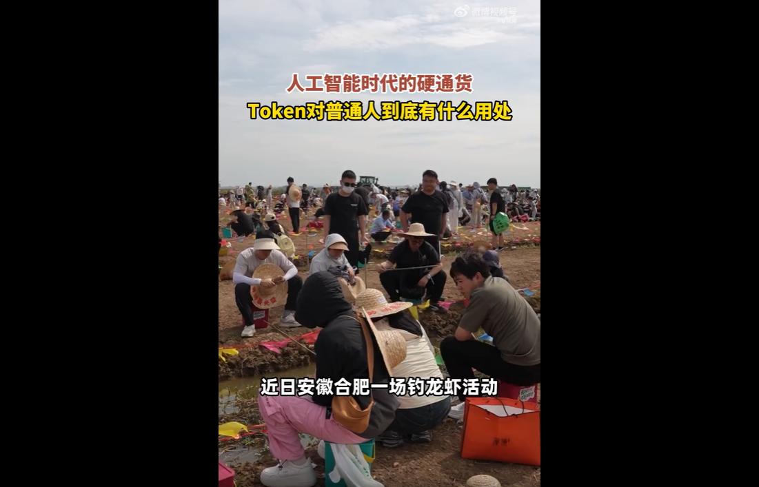 2026年5月，安徽合肥一位60岁大爷参加钓龙虾大赛，意外斩获1亿AI词元大奖。