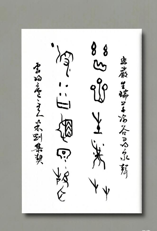 米刚甲骨文作品