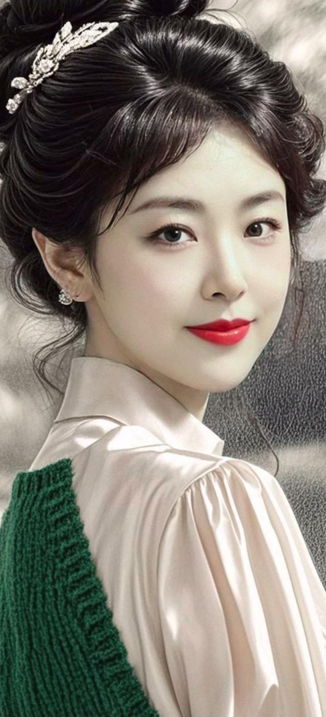 AI回眸短发女神