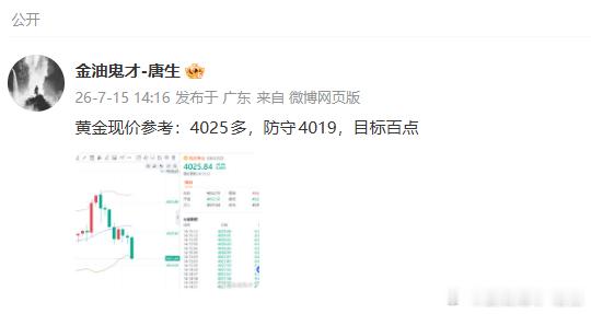 4025多，成功抵达4032附近，拿下70点利润恭喜跟上的各位朋友顺利实现扭亏为