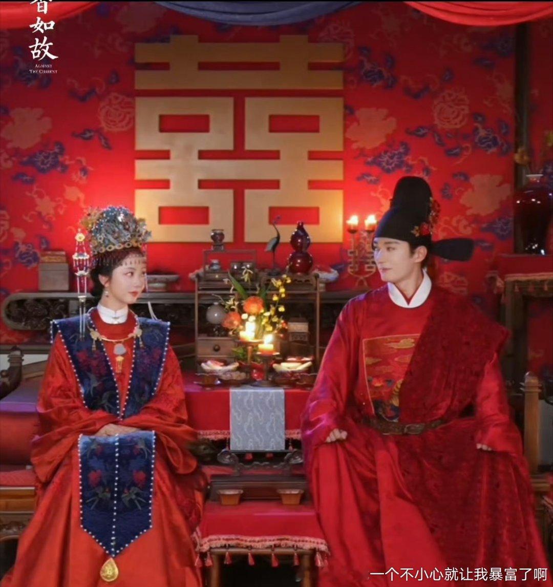 没古韵脸就是穿上华服也不像夫人ps这个婚服看着咋质感很一般 