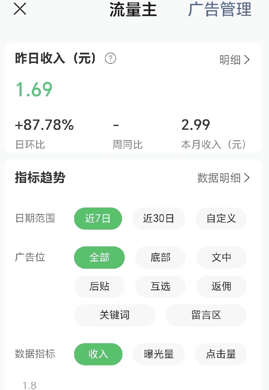 公众号的文章收益还可以哦。同样的内容不同平台我觉得公众号是最高的。2026年加油