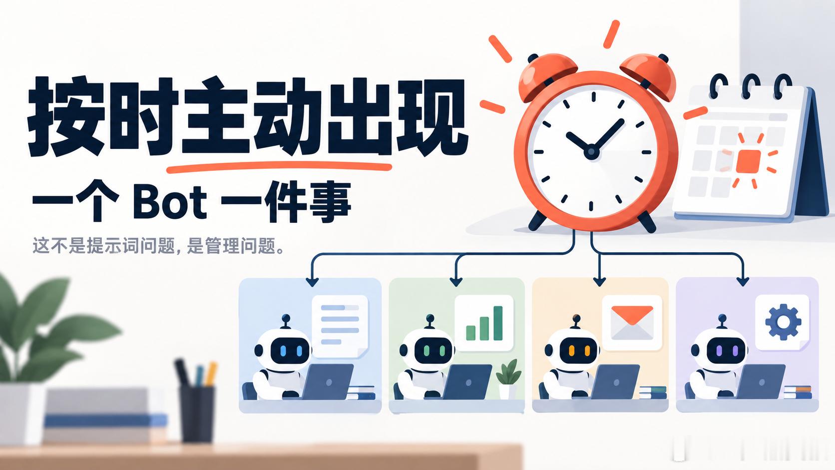 省时间的 AI 是按时主动出现的，不是随叫随到。很多人用 AI 用得特别累。每天