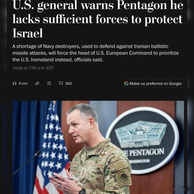 🇺🇸🇮🇷 两个美国作战司令部，攒了多年的家底，砸了上千亿美元，结果华盛顿