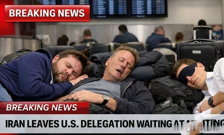 伊朗大使馆神补刀！一张“机场酣睡照”嘲讽美国：等我们BOSS点头再说

伊朗驻新