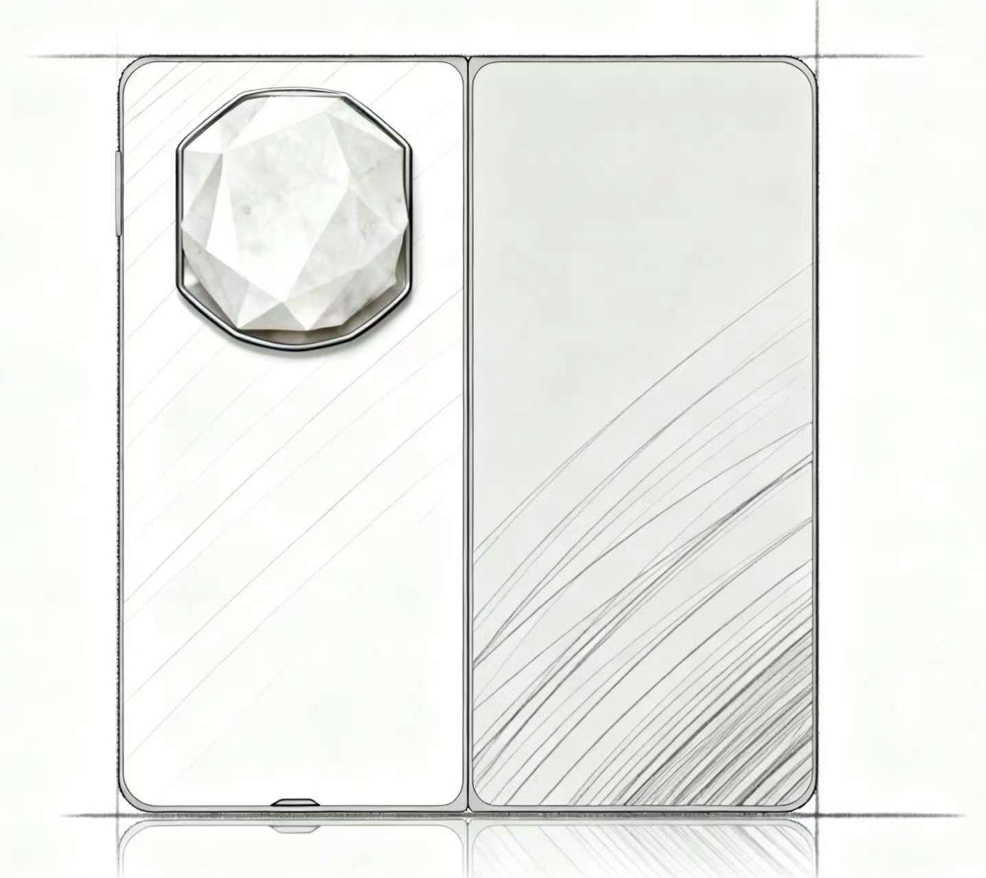 华为Mate X7 折叠屏手机据说长这样？？看来影像这次又加强了不少，大家觉得这