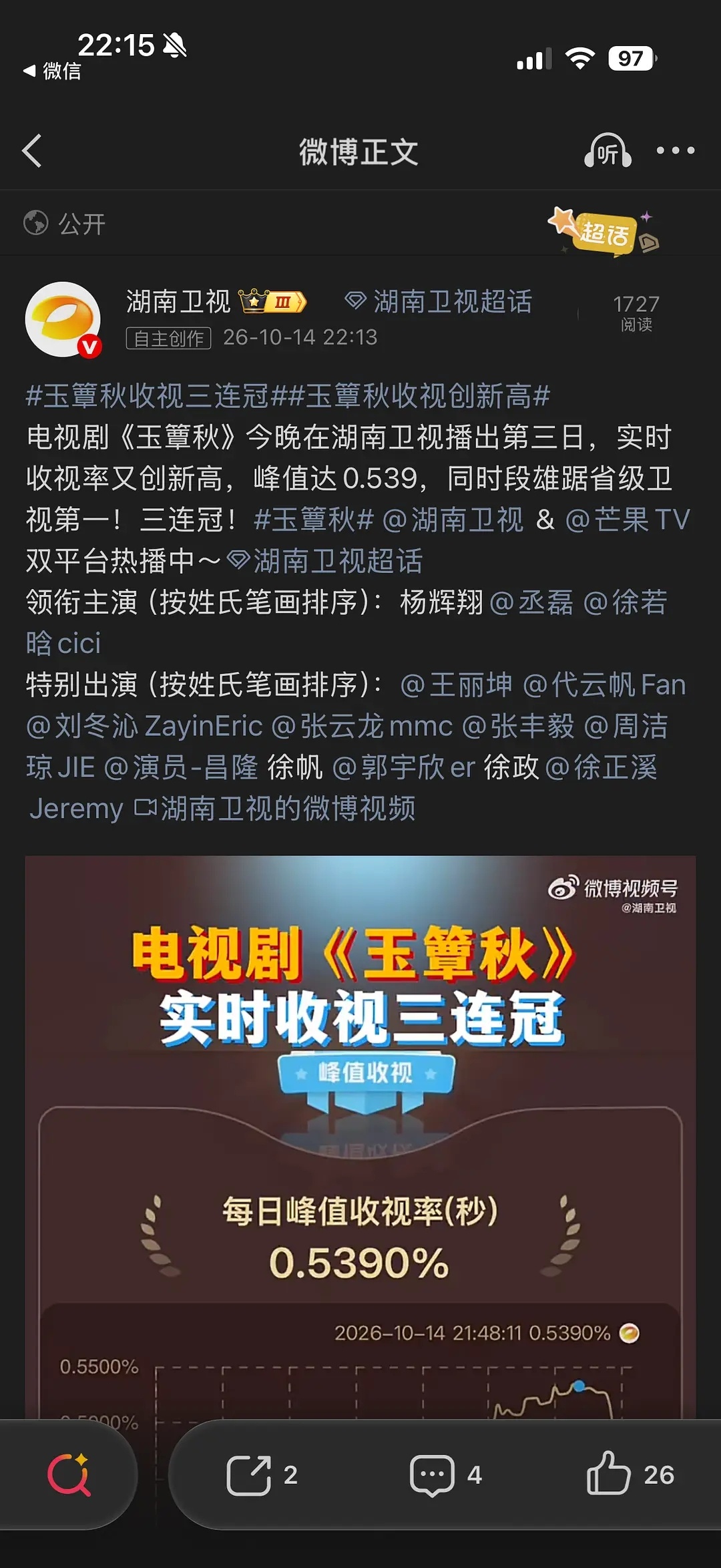 玉簟秋玉簟秋云合翻倍玉簟秋表现好像还可以啊，云合第二日翻倍了 ​​​