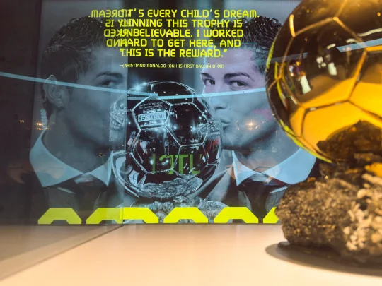 今天去参观了C罗在香港的博物馆