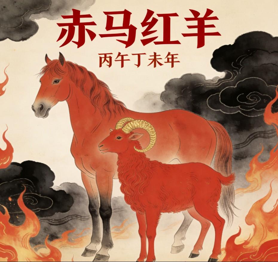 2026 年是丙午火马年，2027 年接着丁未火羊年，这两年连着火气超旺，老话说