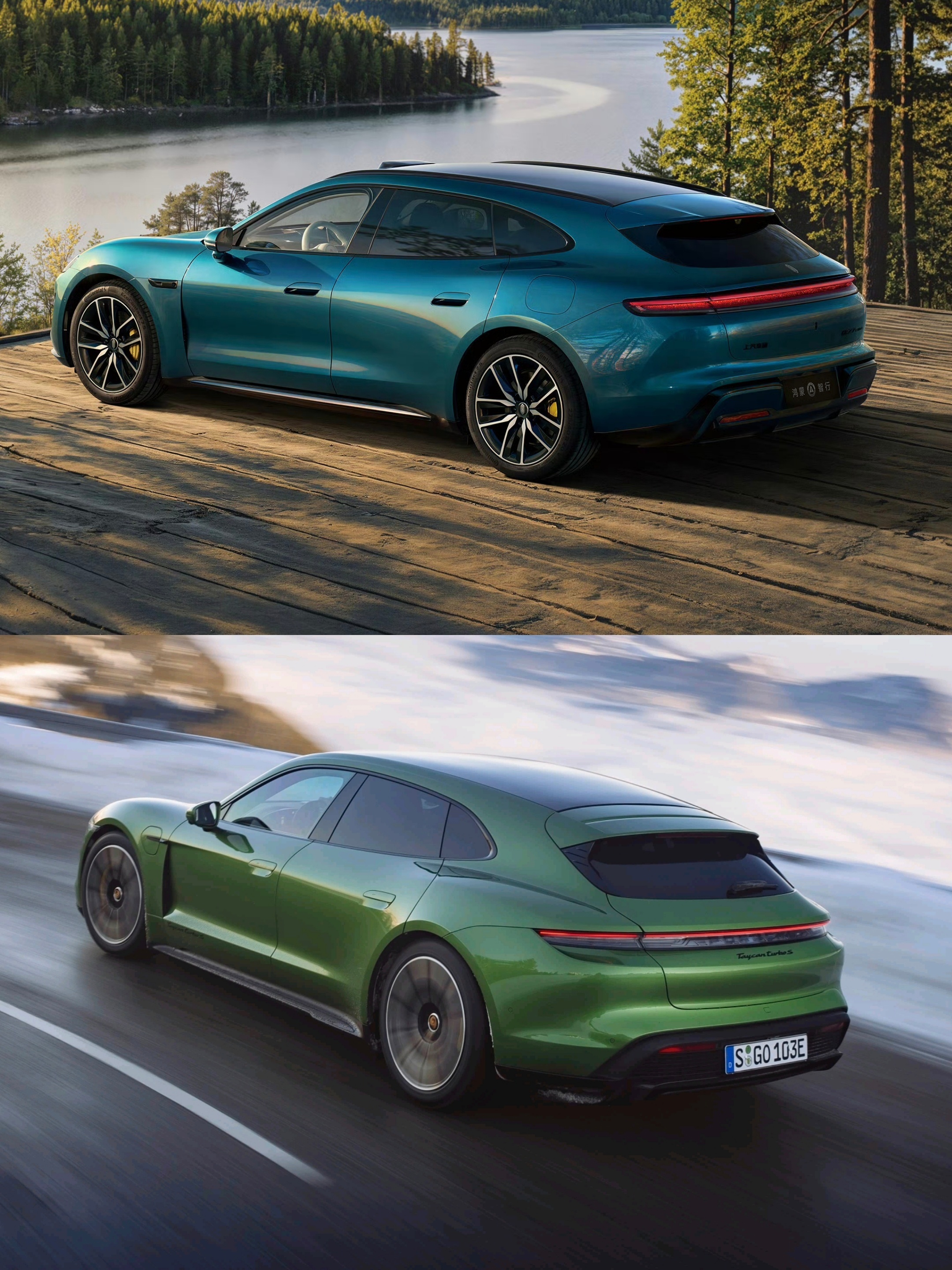 这两款车很难区分吗？很难吗？其实很简单。跟我一起说：后 雨 刮 呢 ？ ！没有后