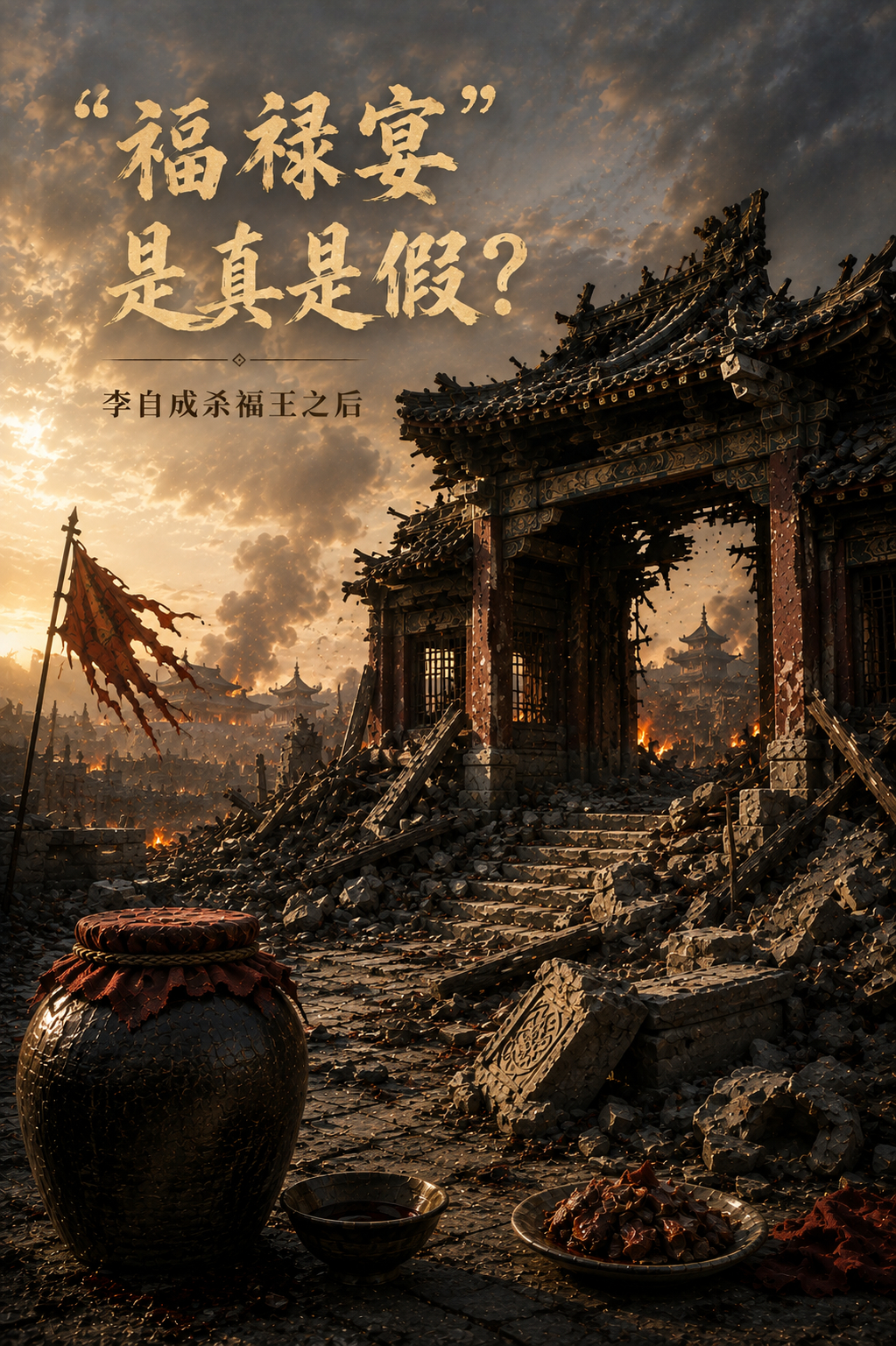 “福禄宴”到底是真是假？网络文章经常写道，明末李自成将福王朱常洵与鹿肉一起烹煮，