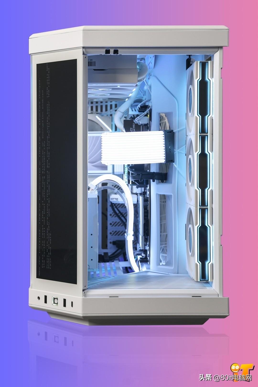 【价值3万8，HYTE Y70 2.5K触屏版纯白鱼缸高级海景房方案】兄弟们你们