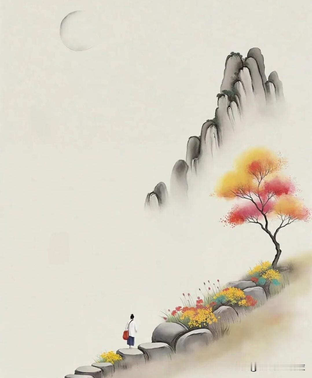 每日分享一句人生感悟什么东西都不是你的，你只不过是暂时保存的人。“我的”这个词在