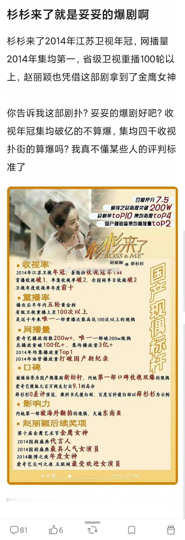 好离谱，《杉杉来了》居然被瓣人开除爆剧行列了。。。😅当年的“小太阳”“鱼塘”火