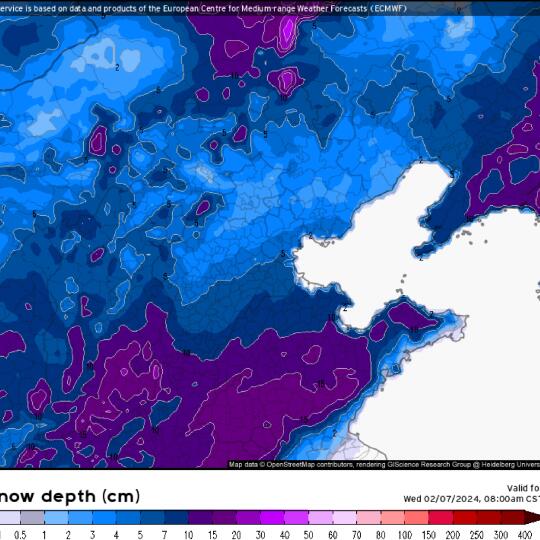 山东暴雪形势分析:一轮更比一轮强！😢