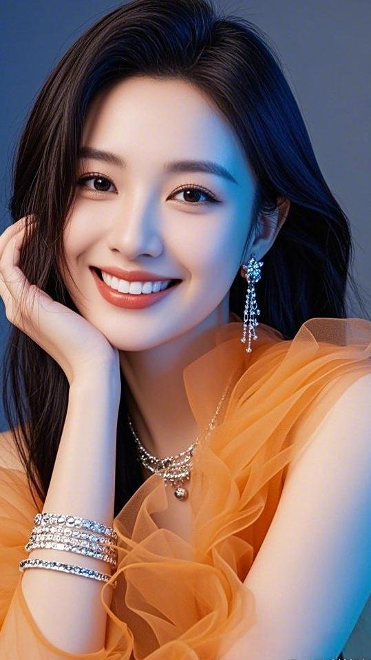 笑靥如花，倾国倾城。