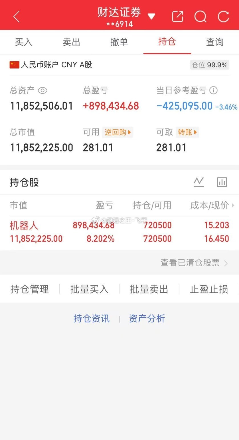 每日实盘实时更新，开盘思路、盘中操作、收盘总结，全程公开透明。今日操作：102天