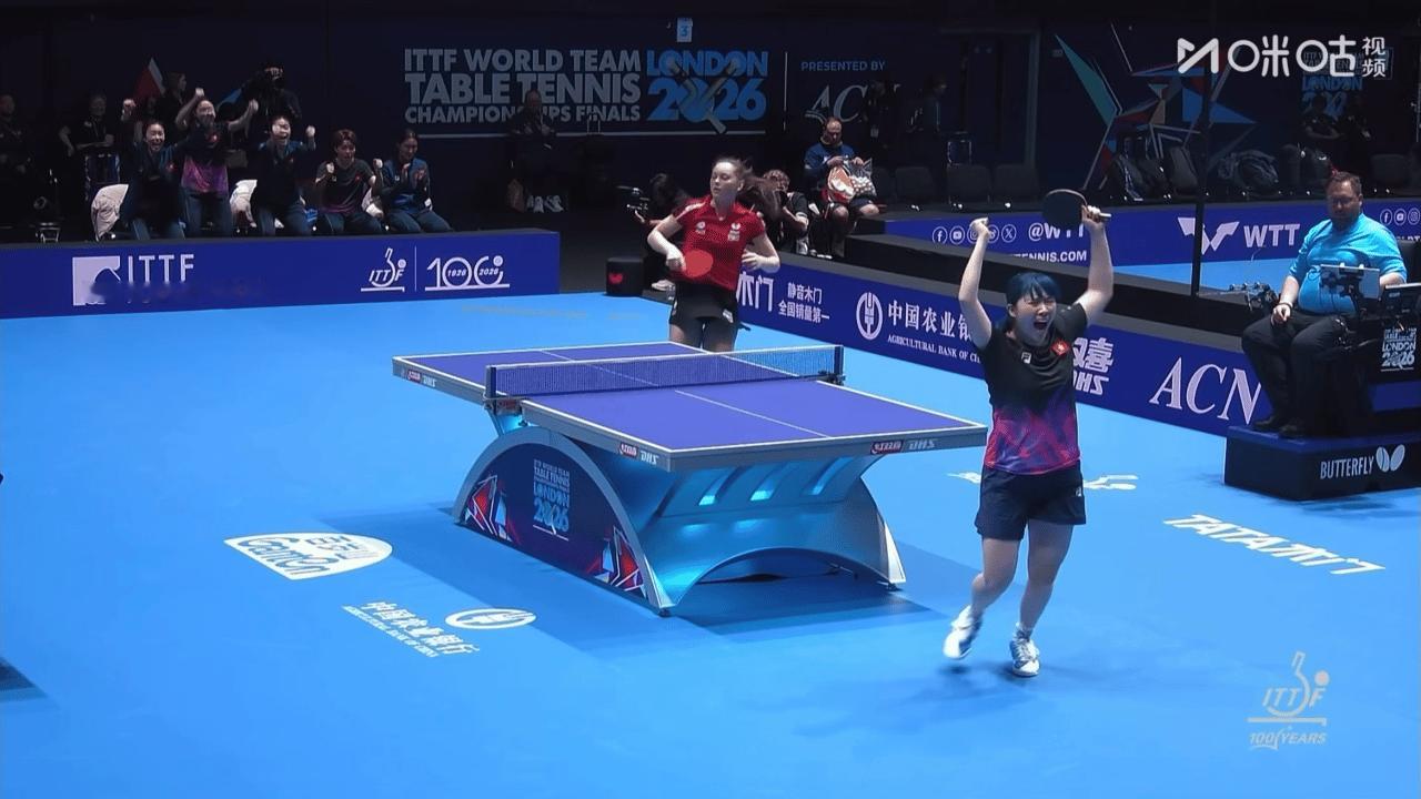 伦敦世乒赛团体赛 女子团体淘汰赛阶段：🇭🇰中国香港3比2威尔士🏴󠁧󠁢?