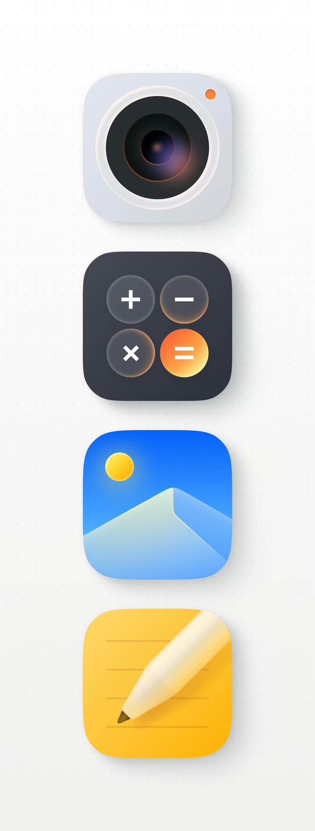 全新ColorOS 16图标感受一下。右边是15图标 ​​​