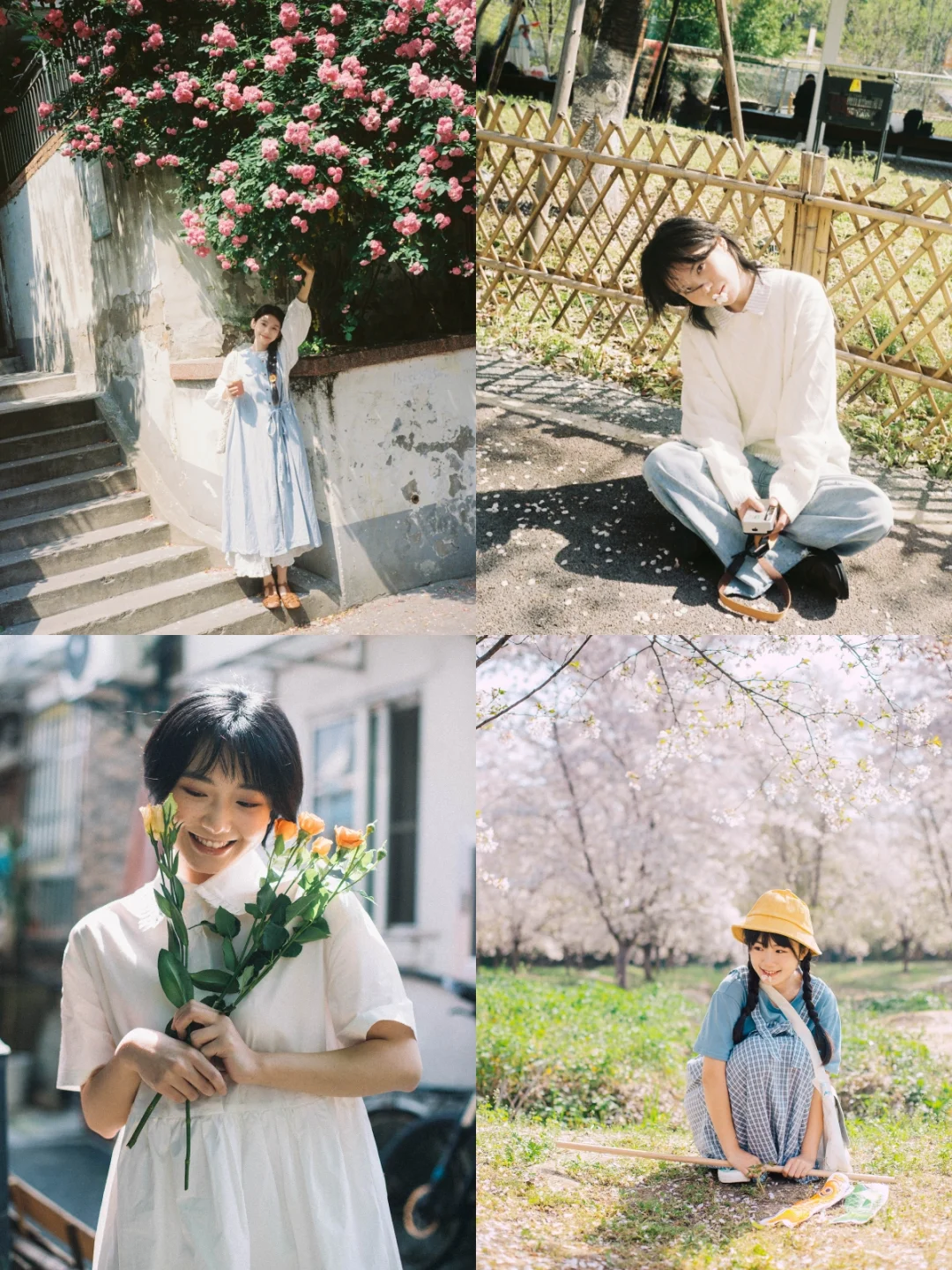 春天来啦，🌸花季拍照姿势合集快拿走！